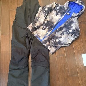 Lands' End winter jacket and snow pants set- XLH/ 16H